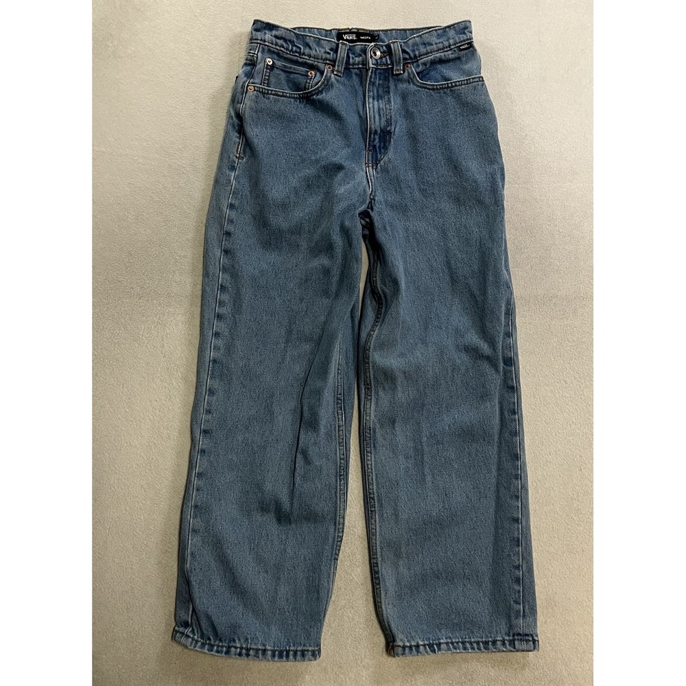 Vans Skate Check-5 Women's Size 27/14 Baggy fit Blue Denim Loose Fit Skater